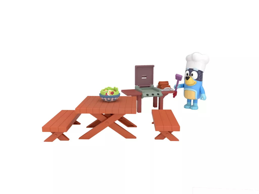 Zestaw grill z figurką. Bluey - tantis.pl