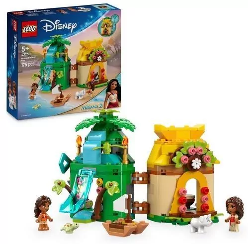 LEGO® Zabawy Vaiany na wyspie 43260 - tantis.pl
