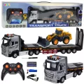 Laweta z koparką RC ze światłem i dźwiękiem 1:24 - tantis.pl