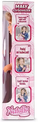 Lalka mały czyścioszek. Natalia. 33cm - tantis.pl