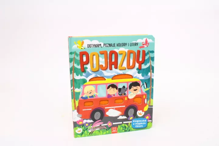 Pojazdy. Dotykam, poznaję kolory i litery - tantis.pl