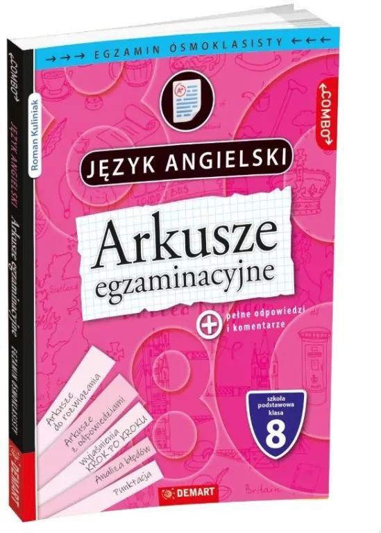 Arkusze egzaminacyjne z j. ang. dla 8-klasisty - tantis.pl