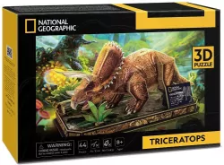 Puzzle 3D. National Geographic. Triceratops