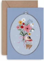 Kartka z podziękowaniem - Merci