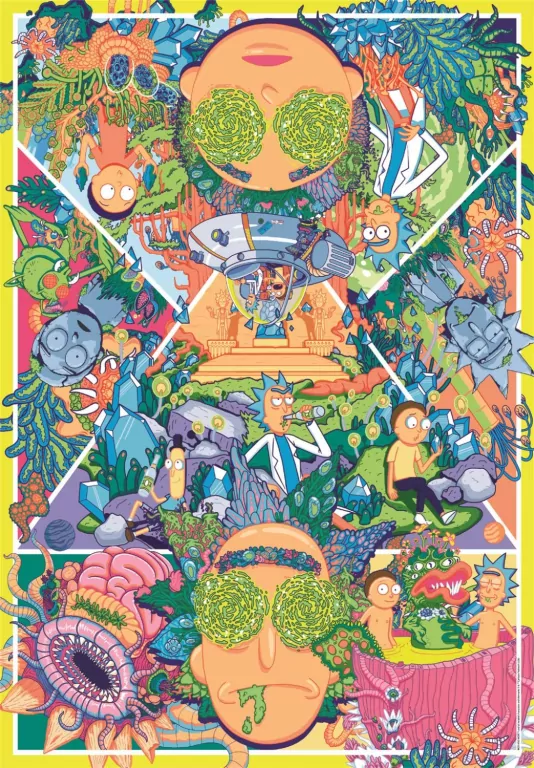 Puzzle 1000 Rick and Morty - tantis.pl