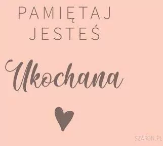 Magnes na lodówkę - Pamiętaj jesteś Ukochana róż - tantis.pl