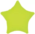 Balon foliowy Gwiazda fluor żółty 46cm - tantis.pl