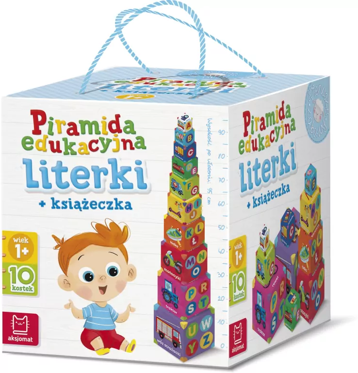Piramida edukacyjna. Literki + książeczka - tantis.pl