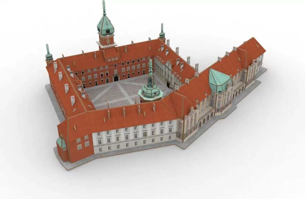 Puzzle 3D. Zamek Królewski w Warszawie - tantis.pl