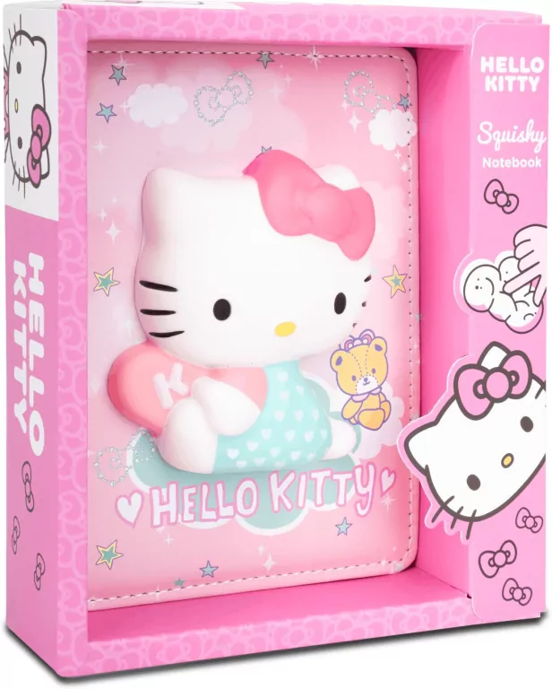 Notes B6 100k. Hello Kitty Pink Squishy 3D wzór 1 - tantis.pl