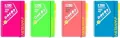 Kołozeszyt B5 PP Neon Line 200k.kratka 1szt.mix - tantis.pl