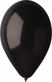Balony pastelowe 25 cm czarne 10 szt - tantis.pl