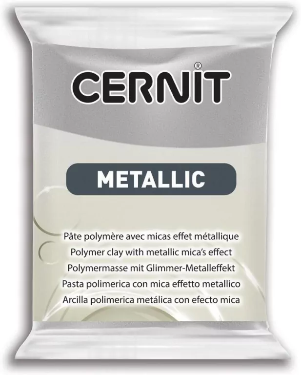 Modelina metaliczna srebrna 56g - tantis.pl