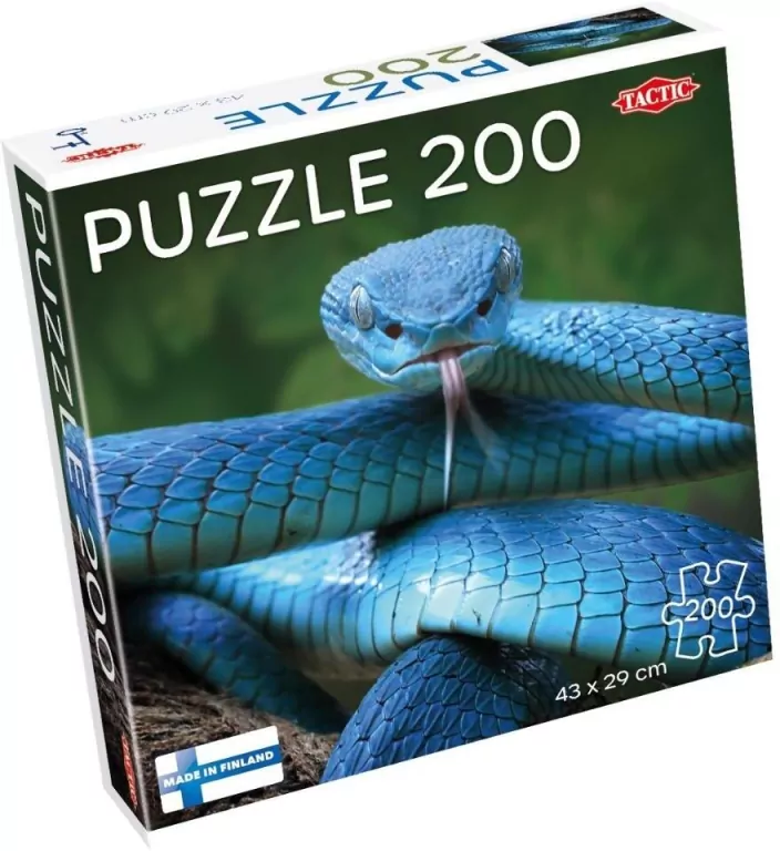 Puzzle 200 Blue Viper Snake - tantis.pl
