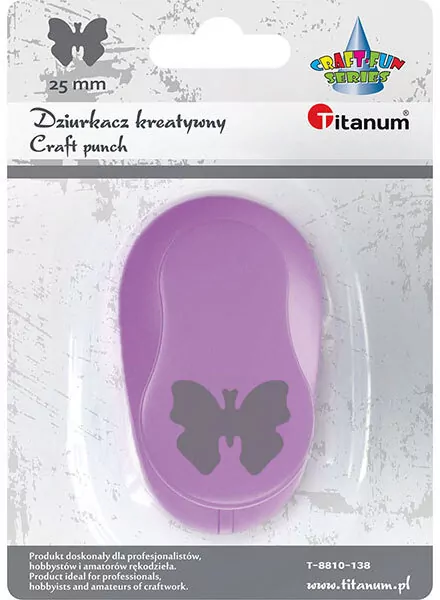 DZIURKACZ DEKOR 25 MOTYL B/C - tantis.pl