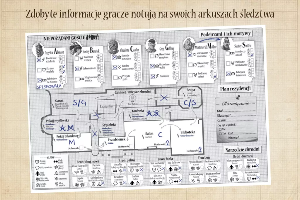Niepożądani goście. Gra detektywistyczna - tantis.pl