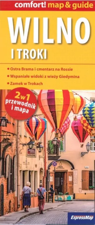 Wilno i Troki. Comfort! map&guide - tantis.pl