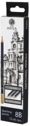 Ołówek do szkicowania 8B Artea Box
