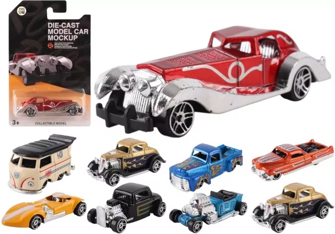 Samochód metalowy Hot Rod 1:64 mix - tantis.pl