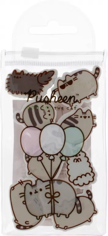 Zestaw gumek z nadrukiem Pusheen, 8 sztuk - tantis.pl