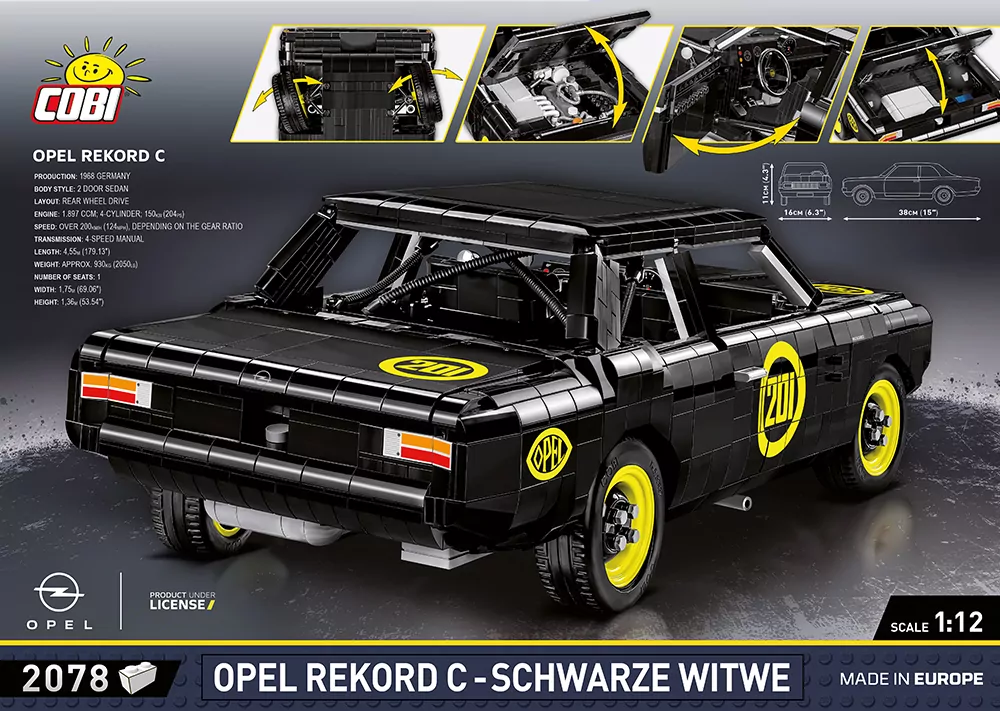 Opel Rekord C Schwarze Witwe - tantis.pl