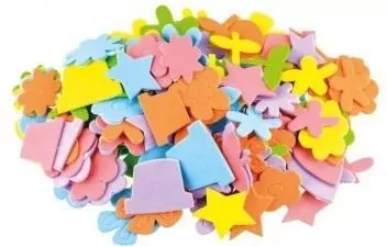 Naklejki z pianki. Kwiaty i figury - tantis.pl