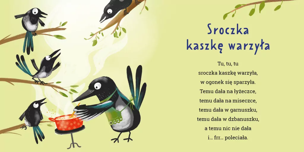 Sroczka kaszkę warzyła i inne rymowanki - tantis.pl