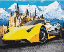 Malowanie po numerach. Lamborghini 40x50