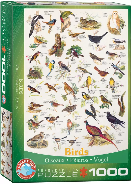 Puzzle 1000. Ptaki. 6000-1259 - tantis.pl