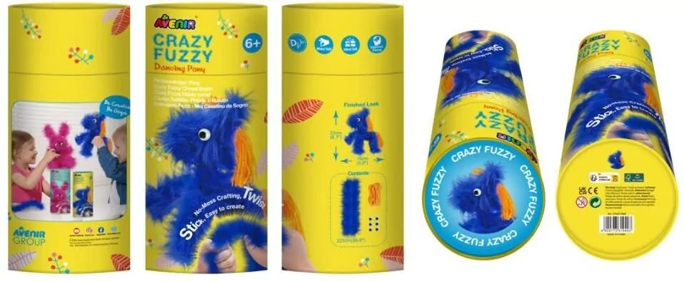 Szalony Fuzzy Tańczący, puszysty kucyk - tantis.pl