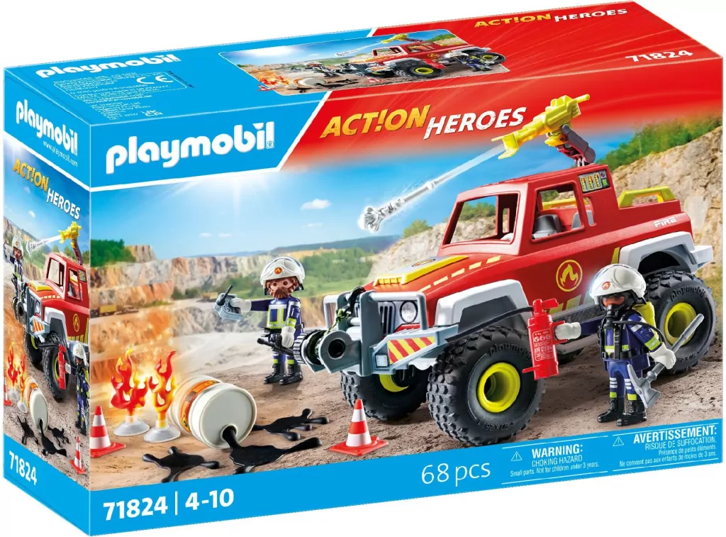 Playmobil Wóz strażacki 71824 - tantis.pl