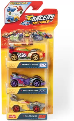 T-Racers Mix ‘N Race Pack 3 Blister 1 szt. mix