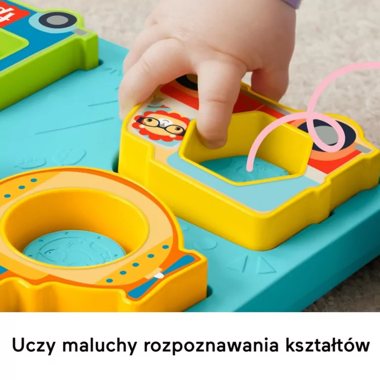Fisher Price. Układanka Pojazdy i kształty HRP31 - tantis.pl