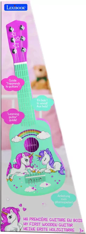Moja pierwsza Gitara Jednorożec Lexibook K205UNI - tantis.pl