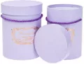 Pudełko Flower Box 2szt purpurowy ROZETTE - tantis.pl