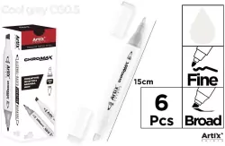 Marker Chromax z 2 końcówk. cool grey CGO.5