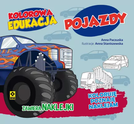Pojazdy. Kolorowa edukacja z naklejkami