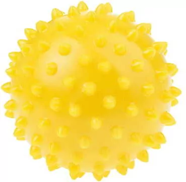Piłka rehabilitacyjna żółta 7,6cm - tantis.pl