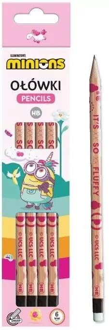 Ołówek z gumką Minionki - tantis.pl