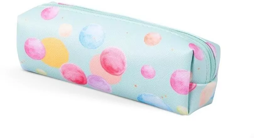 Piórnik saszetka mini cube print Bańki - tantis.pl