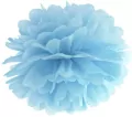 Pompon bibułowy niebieski 25cm - tantis.pl