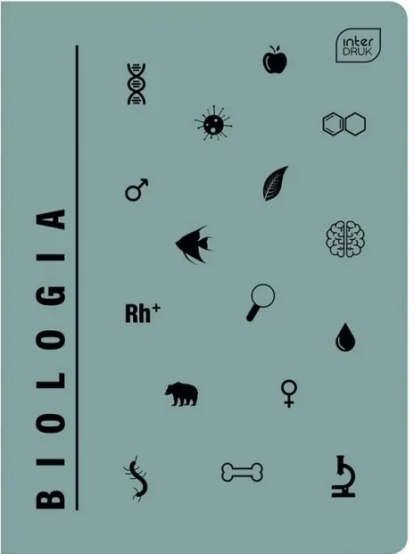 Zeszyt A5 60k kratka Biologia. 1 sztuka - tantis.pl