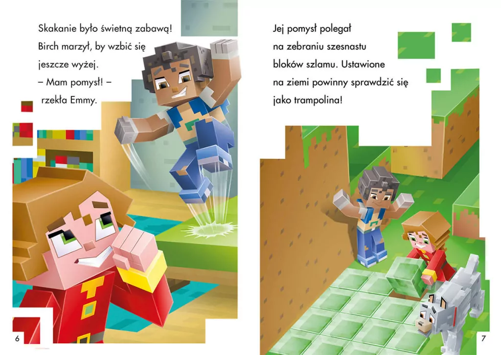 Podniebna przygoda. Minecraft. Tryb czytania - tantis.pl