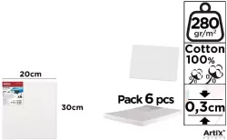 Tablica malarska 20x30x0,3cm 280G/m2