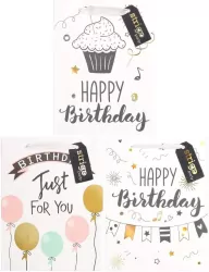 Torba prezentowa Party 18x23x10cm mix STRIGO