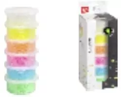 Koraliki do zaprasowywania fluo 6 kolorów - tantis.pl