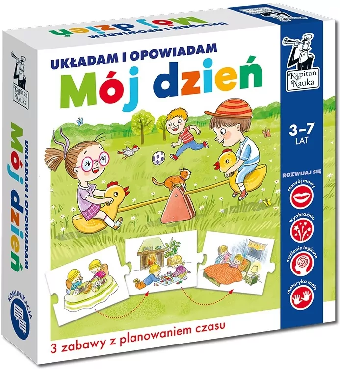 Mój dzień. Układam i opowiadam. Kapitan Nauka - tantis.pl