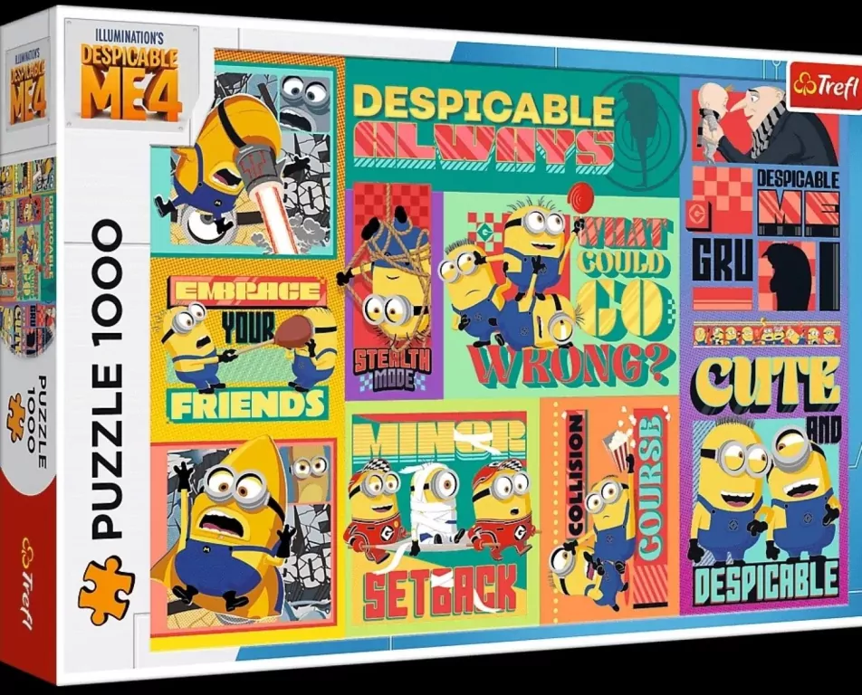 Puzzle 1000. Szalone przygody Minionków - tantis.pl