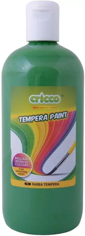 Farba tempera 500ml zielona - tantis.pl