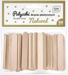 Naturalne patyczki do prac plastycznych 65mm